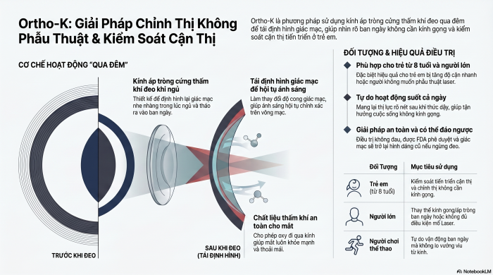 Dịch vụ kiểm soát cận thị Ortho-K | American Eye Center Vietnam
